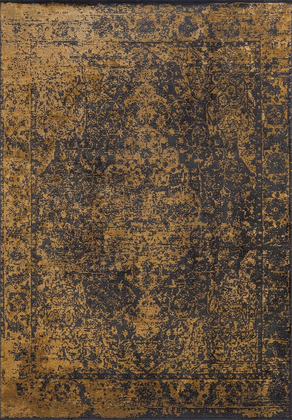 Glory Mustard - Anthracite Rug image