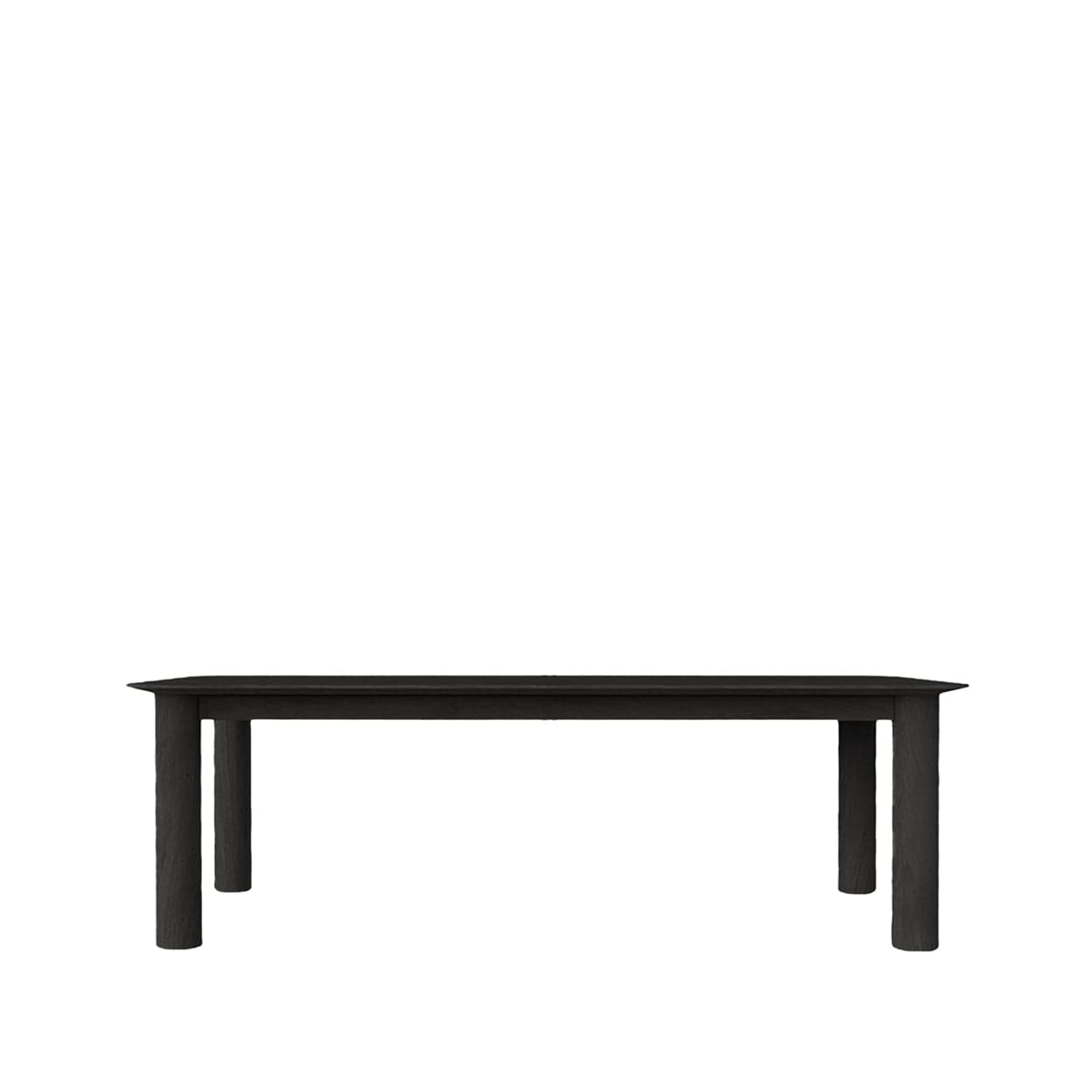 Torre Rectangular Xl Dining Table Black Oak image