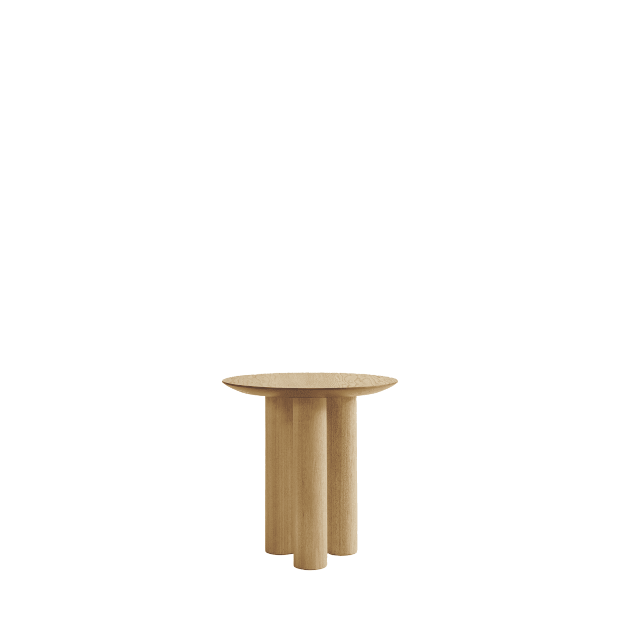 Torre Round Side Table Natural Oak image