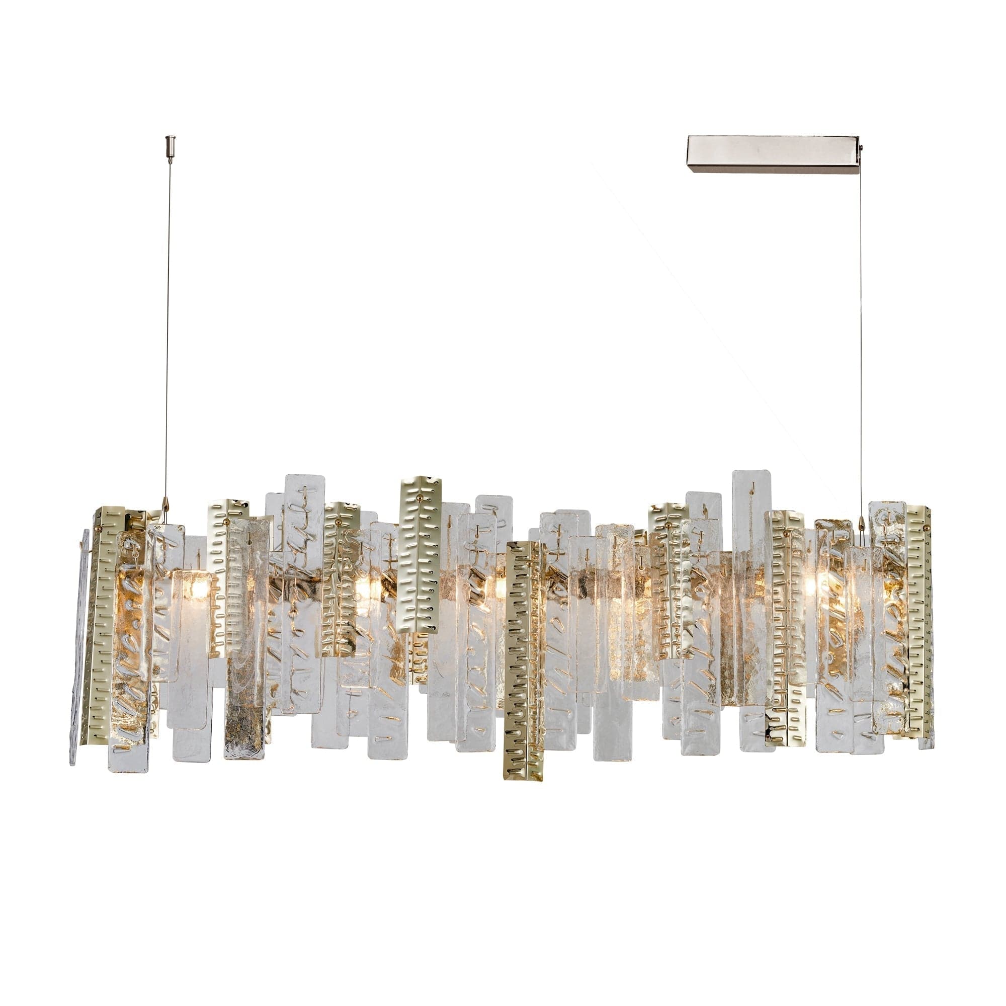 Bristol Crystal Glass Linear Chandelier image