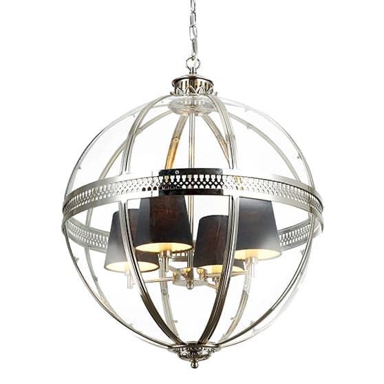 Utah Pendant Lamp Large - Chrome image